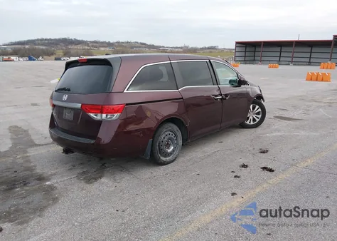 2014 Honda Odyssey Ex-L z USA, uszkodzony, nr VIN 5FNRL5H60EB039698